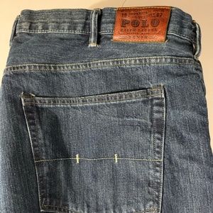 50W x 30L Ralph Lauren Polo Jeans - Dark Blue Wash